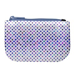 Star Curved Background Geometric Large Coin Purse