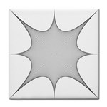Star Grid Curved Curved Star Woven Face Towel Front