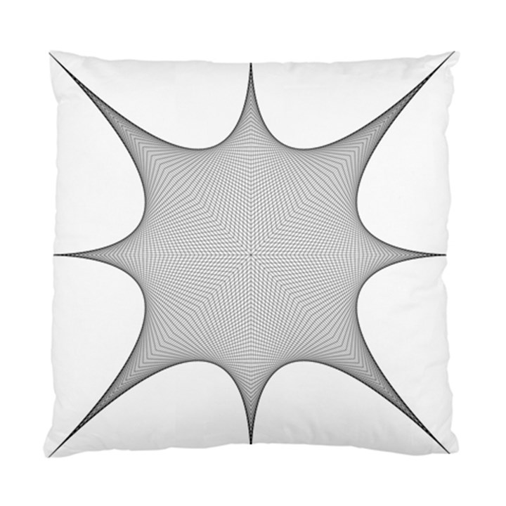 Star Grid Curved Curved Star Woven Standard Cushion Case (Two Sides)