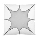 Star Grid Curved Curved Star Woven Standard Cushion Case (Two Sides) Back