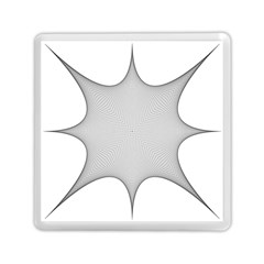 Star Grid Curved Curved Star Woven Memory Card Reader (square)  by BangZart
