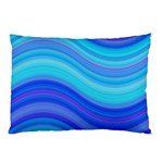 Blue Background Water Design Wave Pillow Case 26.62 x18.9  Pillow Case