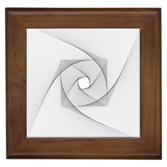 Rotation Rotated Spiral Swirl Framed Tiles by BangZart