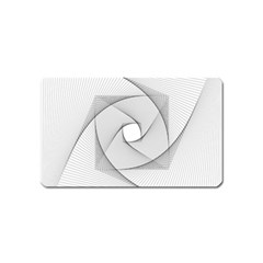 Rotation Rotated Spiral Swirl Magnet (name Card) by BangZart