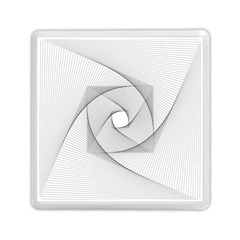 Rotation Rotated Spiral Swirl Memory Card Reader (square)  by BangZart