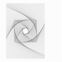 Rotation Rotated Spiral Swirl Small Garden Flag (two Sides) by BangZart