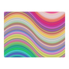 Wave Background Happy Design Double Sided Flano Blanket (mini)  by BangZart