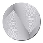 Background Pattern Stripe Round Mousepads Front