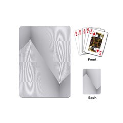 Background Pattern Stripe Playing Cards (mini)  by BangZart