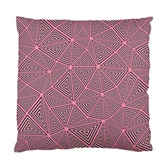 Triangle Background Abstract Standard Cushion Case (one Side) by BangZart