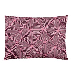 Triangle Background Abstract Pillow Case by BangZart