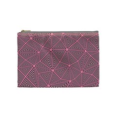 Triangle Background Abstract Cosmetic Bag (medium)  by BangZart