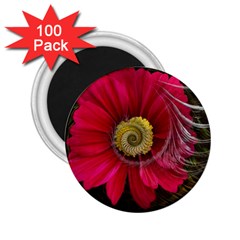 Fantasy Flower Fractal Blossom 2 25  Magnets (100 Pack)  by BangZart