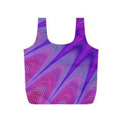 Purple Star Sun Sunshine Fractal Full Print Recycle Bags (s)  by BangZart