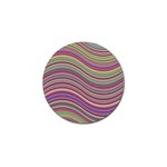 Wave Abstract Happy Background Golf Ball Marker (10 pack) Front