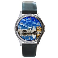 India Punjab Amritsar Sikh Round Metal Watch by BangZart