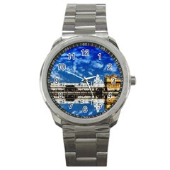 India Punjab Amritsar Sikh Sport Metal Watch by BangZart