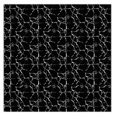 Black And White Textured Pattern Large Satin Scarf (square) by dflcprints