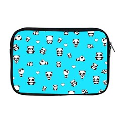 Panda Pattern Apple Macbook Pro 17  Zipper Case by Valentinaart