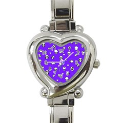 Panda Pattern Heart Italian Charm Watch by Valentinaart