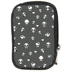 Panda Pattern Compact Camera Cases by Valentinaart