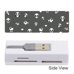 Panda Pattern Memory Card Reader (stick)  by Valentinaart