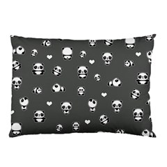 Panda Pattern Pillow Case (two Sides) by Valentinaart