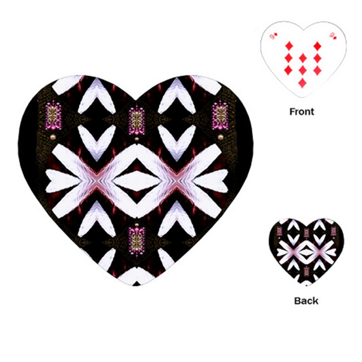 Japan Is A Beautiful Place In Calm Style Playing Cards (Heart) 