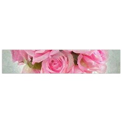 pink roses Small Flano Scarf