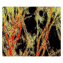 Artistic Effect Fractal Forest Background Double Sided Flano Blanket (small)  by Amaryn4rt