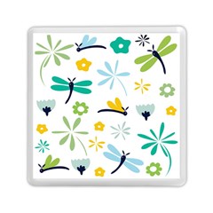 Busy Dragonflies Memory Card Reader (square)  by Bigfootshirtshop