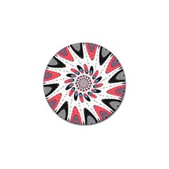 High Contrast Twirl Golf Ball Marker (10 Pack) by linceazul