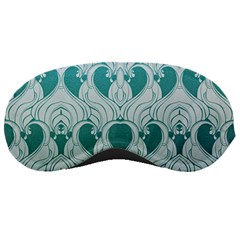 Teal Art Nouvea Sleeping Masks by NouveauDesign