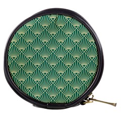 green fan  Mini Makeup Bags