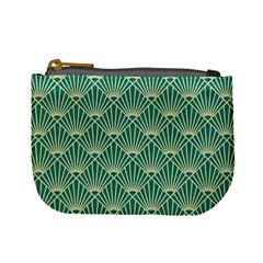 green fan  Mini Coin Purses