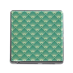 green fan  Memory Card Reader (Square)