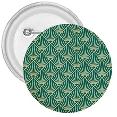 Green Fan  3  Buttons by NouveauDesign