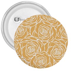 Yellow Peonines 3  Buttons by NouveauDesign