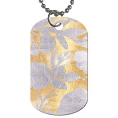 Gold Silver Dog Tag (two Sides) by NouveauDesign