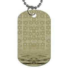 Shooting Stars Over The Sea Of Calm Dog Tag (two Sides) by pepitasart