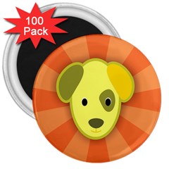 Adoption Animal Bark Boarding 3  Magnets (100 pack)