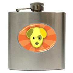 Adoption Animal Bark Boarding Hip Flask (6 oz)