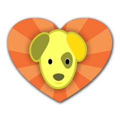 Adoption Animal Bark Boarding Heart Mousepads