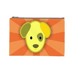 Adoption Animal Bark Boarding Cosmetic Bag (Large) 