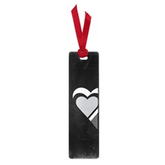 Heart Love Black And White Symbol Small Book Marks by Celenk