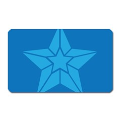 Star Design Pattern Texture Sign Magnet (rectangular) by Celenk