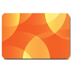 Abstract Orange Yellow Red Color Large Doormat 