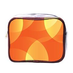 Abstract Orange Yellow Red Color Mini Toiletries Bags by Celenk