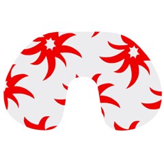 Star Figure Form Pattern Structure Travel Neck Pillows by Celenk