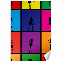 Girls Fashion Fashion Girl Young Canvas 20  X 30   by Celenk